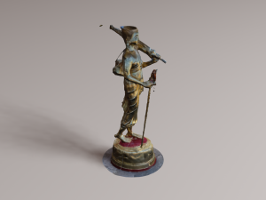 Buddha 22 stand 3D 모델