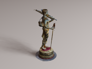 Buddha 22 stand 3D 모델