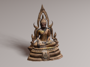 Buddha 25 - 40 years 3D मॉडल