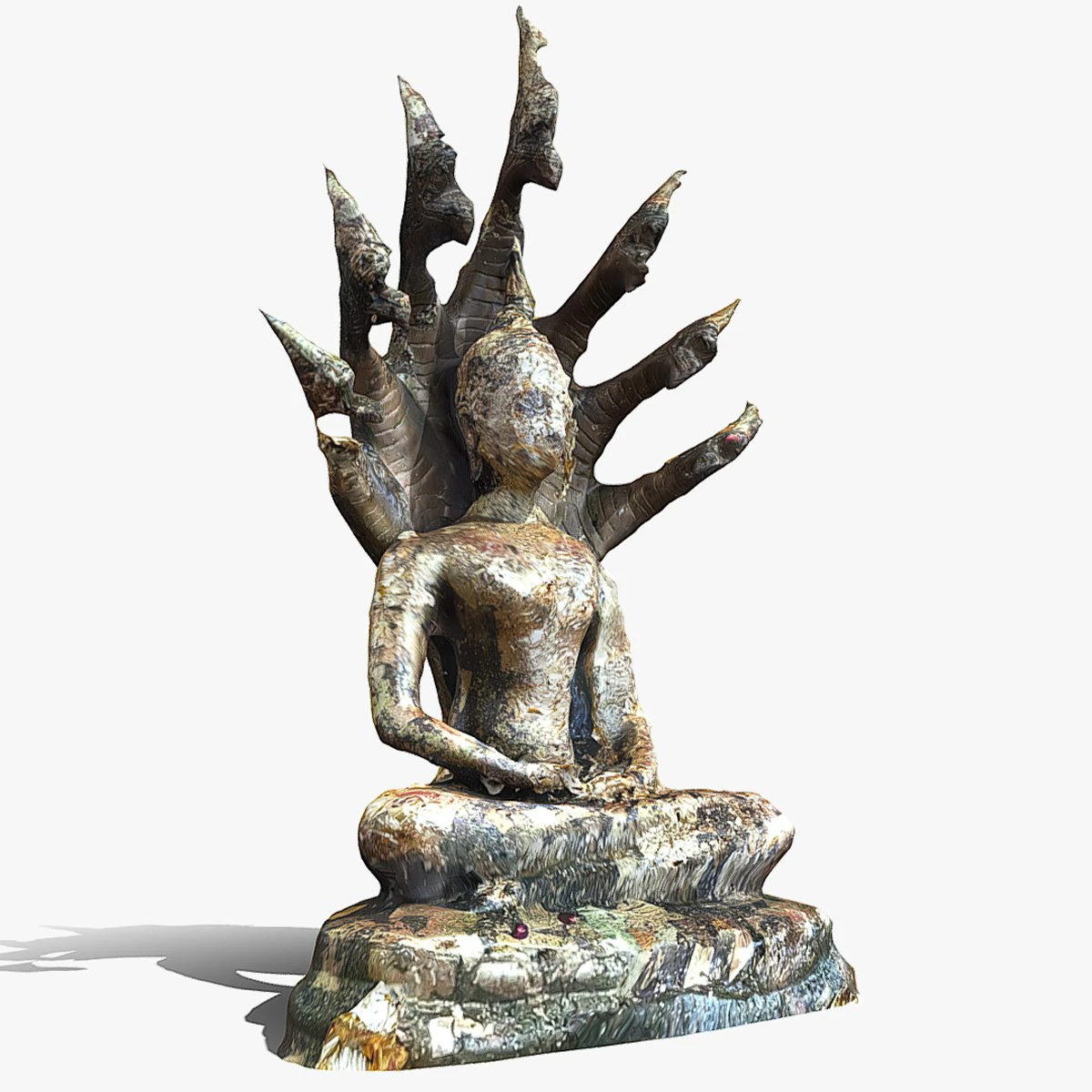 Buddha 27 3D Model .c4d .max .obj .3ds .fbx .stl .blend 