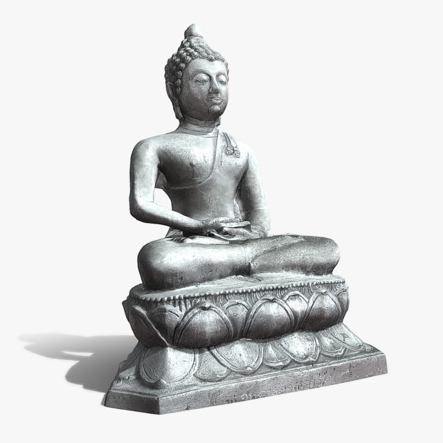 Buddha 29 3D Model .c4d .max .obj .3ds .fbx .stl .blend 