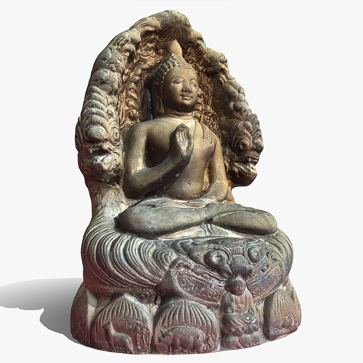 Buddha 30 3D Model .c4d .max .obj .3ds .fbx .stl .blend 