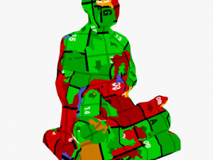 Buddha 32 3D Modell