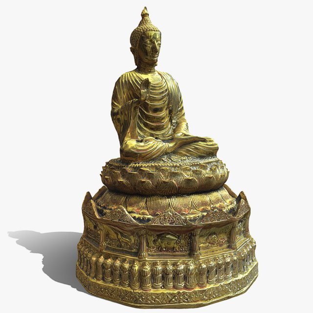 Buddha 33 Modelo 3D .c4d .max .obj .3ds .fbx .stl .blend 