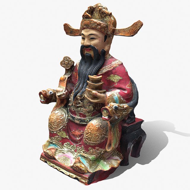 Caishen Modello 3D .c4d .max .obj .3ds .fbx .stl .blend 