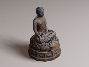 Buddha 21 ancient 3D Модель