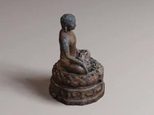 Buddha 21 ancient 3D Model