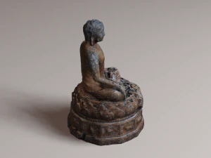 Buddha 21 ancient 3D Model