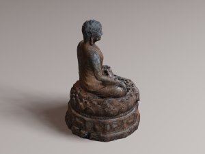 Buddha 21 ancient 3D Модель