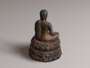 Buddha 21 ancient 3D Модель