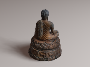 Buddha 21 ancient 3D Модель