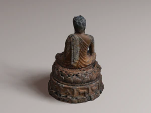 Buddha 21 ancient 3D Model
