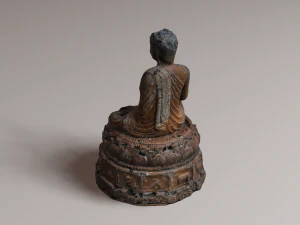 Buddha 21 ancient 3D Model