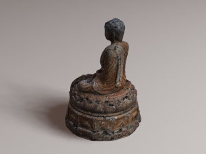 Buddha 21 ancient 3D Модель