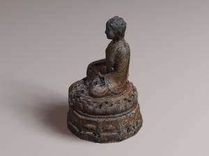 Buddha 21 ancient 3D Модель