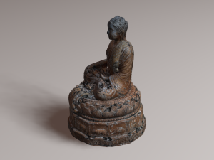 Buddha 21 ancient 3D Модель