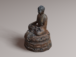 Buddha 21 ancient 3D Модель