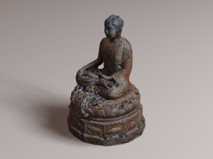 Buddha 21 ancient 3D Модель