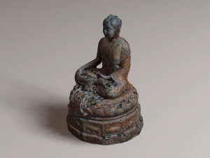 Buddha 21 ancient 3D Model