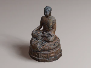 Buddha 21 ancient 3D Model