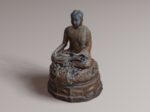 Buddha 21 ancient 3D Модель