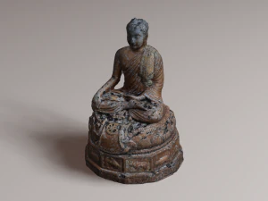 Buddha 21 ancient 3D Model