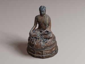 Buddha 21 ancient 3D Модель