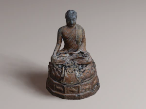 Buddha 21 ancient 3D Model