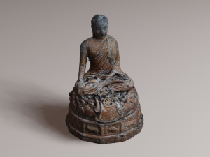 Buddha 21 ancient 3D Модель