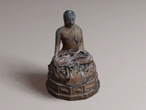 Buddha 21 ancient 3D Model