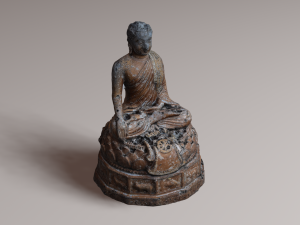 Buddha 21 ancient 3D Модель