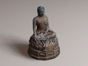 Buddha 21 ancient 3D Model