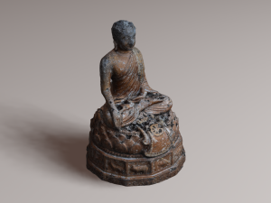 Buddha 21 ancient 3D Модель