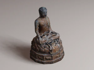 Buddha 21 ancient 3D Model
