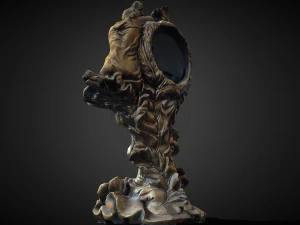 Rel&oacute;gio antigo v1 Modelo 3D