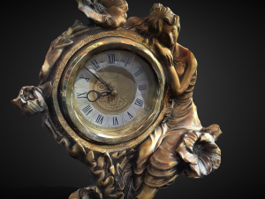 Vintage clock v1 Modello 3D