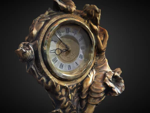 Rel&oacute;gio antigo v1 Modelo 3D