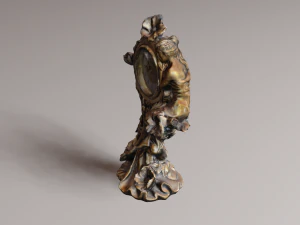 Rel&oacute;gio antigo v1 Modelo 3D