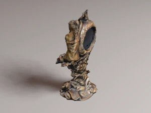 Rel&oacute;gio antigo v1 Modelo 3D