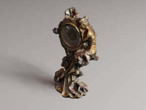 Vintage clock v1 Modello 3D