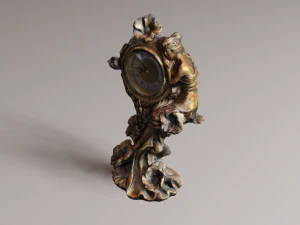 Rel&oacute;gio antigo v1 Modelo 3D