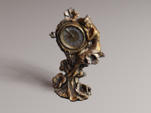 Vintage clock v1 Modello 3D
