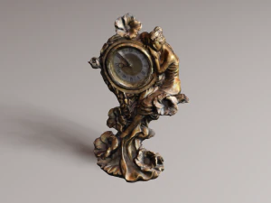 Rel&oacute;gio antigo v1 Modelo 3D