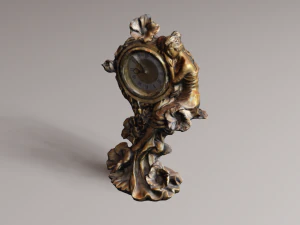 Rel&oacute;gio antigo v1 Modelo 3D