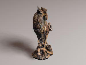 Vintage clock v1 Modello 3D