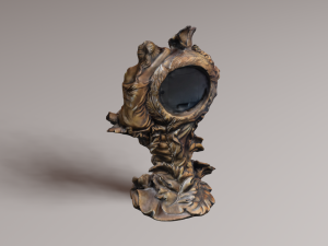 Vintage clock v1 Modello 3D