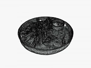 Spicy Chicken Steak 3D Model