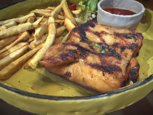 Spicy Chicken Steak Modelo 3D