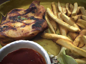Spicy Chicken Steak 3D Model