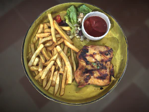 Spicy Chicken Steak 3D Model